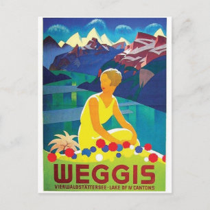 Carte postale Vintage Ad Poster