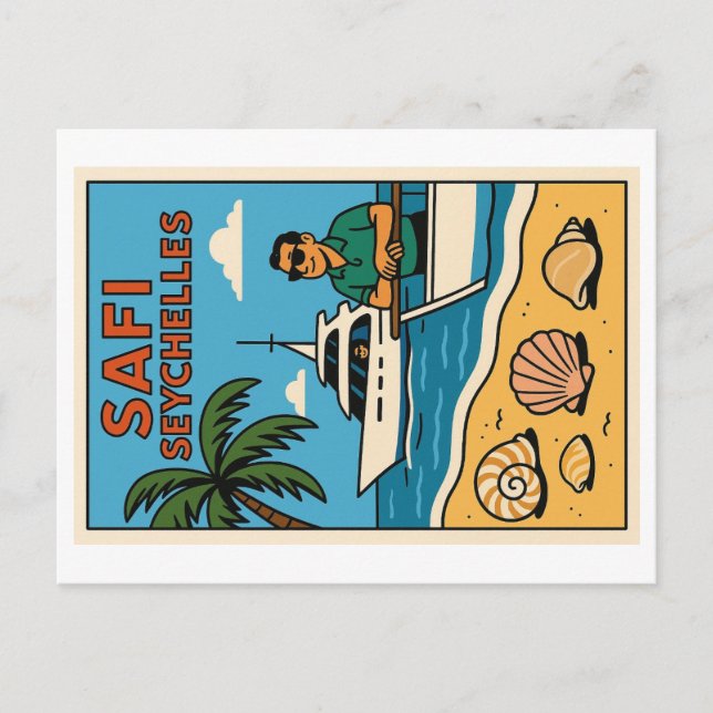 Carte postale vintage - Afrique de l'Est (Devant)