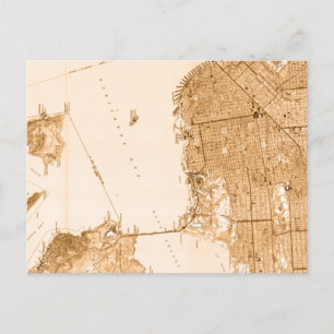 Carte postale vintage Alcatraz San Francisco