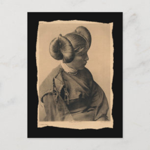 Carte Postale Vintage Américaine Hopi Girl