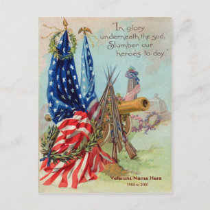 Carte postale Vintage américaine personnalisée