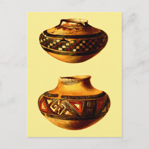 Carte Postale Vintage Amérindien Hopi Southwestern Art