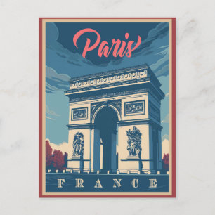 Carte postale Vintage Arc de Triomphe