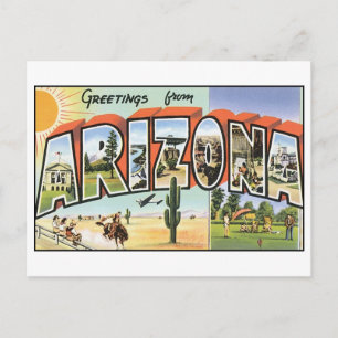 Carte postale vintage Arizona