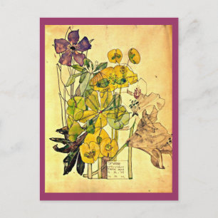 Carte postale Vintage Art-Charles Rennie Mackintos