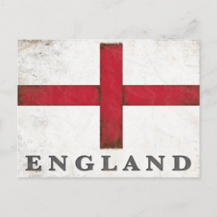 Carte postale vintage avec Dirty Old English Flag