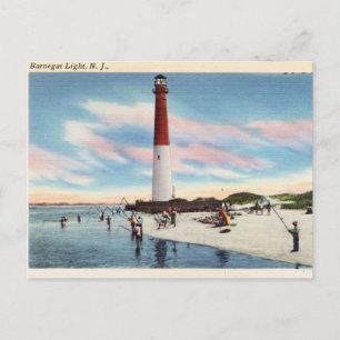 Carte Postale Vintage, Barnegat Light, New Jersey