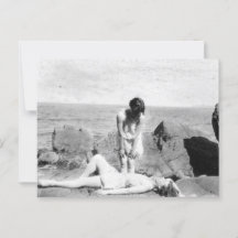 Carte postale vintage Beach