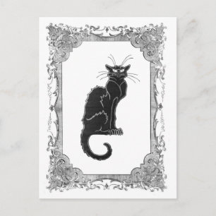 Carte postale Vintage Black Cat