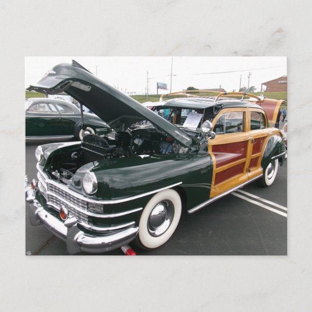 Carte Postale Vintage boisé (Devant)