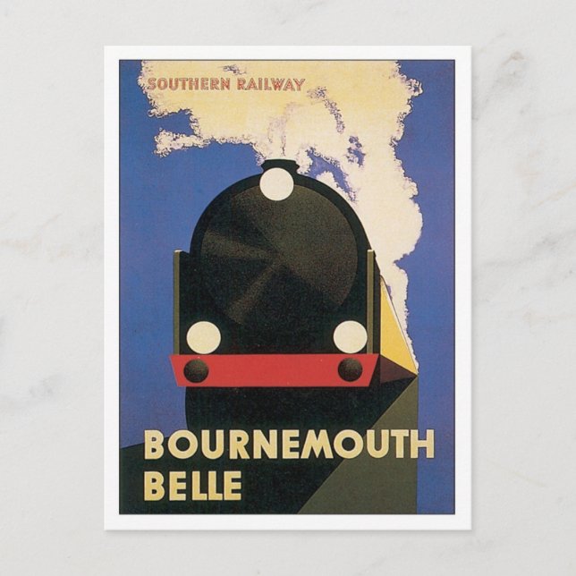 Carte Postale Vintage Bournemouth (Devant)
