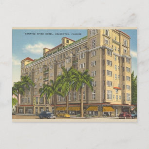 Carte postale vintage Bradenton Florida
