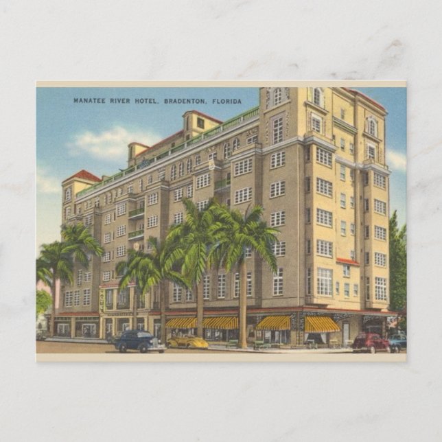 Carte postale vintage Bradenton Florida (Devant)