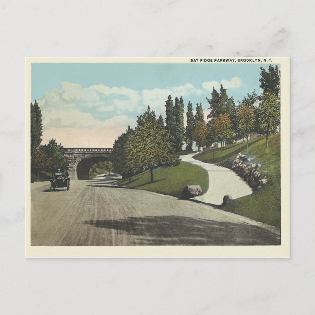 Carte Postale Vintage Brooklyn New York (Devant)