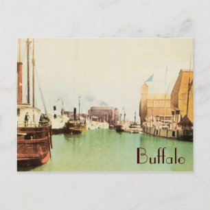 Carte postale Vintage Buffalo Harbour