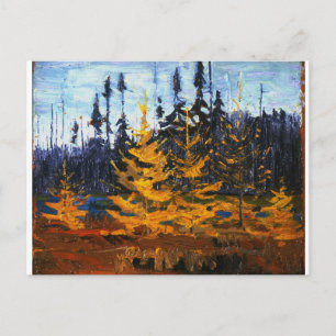 Carte Postale Vintage canadien sauvage Tom Thomson Tamaracks