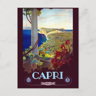 Carte Postale Vintage Capri Italie Voyage