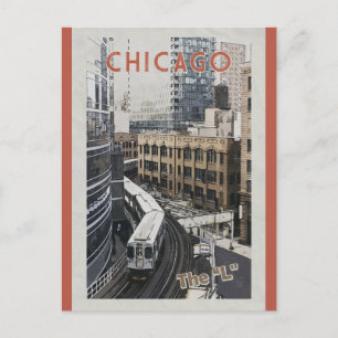 Carte Postale Vintage Chicago Illinois Travel