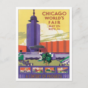 Carte postale vintage Chicago World's Fair USA