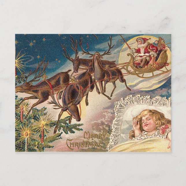 Carte postale Vintage Christmas (Devant)