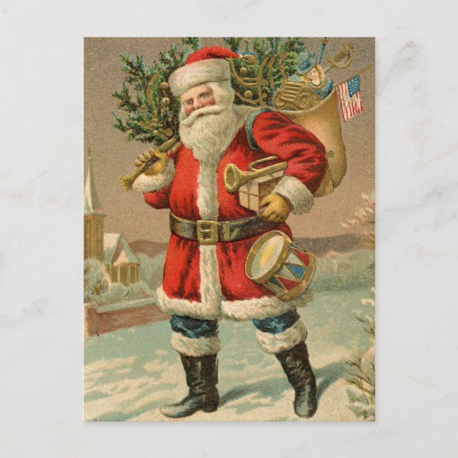 Carte postale Vintage Christmas (Devant)