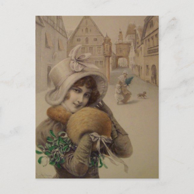 Carte postale Vintage Christmas (Devant)