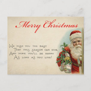 Carte postale Vintage Christmas
