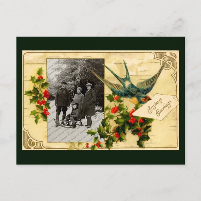 Carte postale Vintage Christmas (Devant)