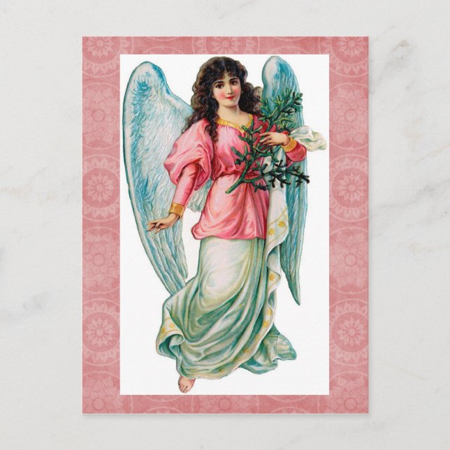 Carte postale Vintage Christmas Angel (Devant)