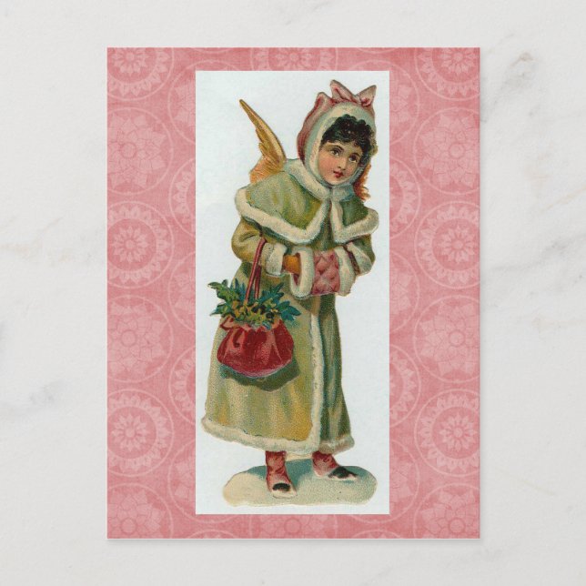 Carte postale Vintage Christmas Angel (Devant)