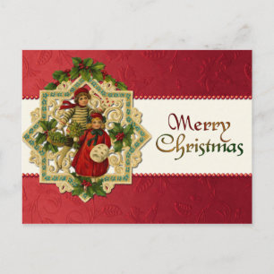 Carte postale Vintage Christmas Children