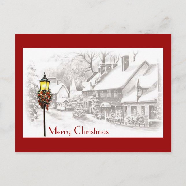 Carte postale vintage ChristmasTown (Devant)