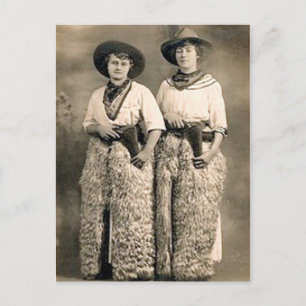 Carte Postale Vintage Cowboys 24