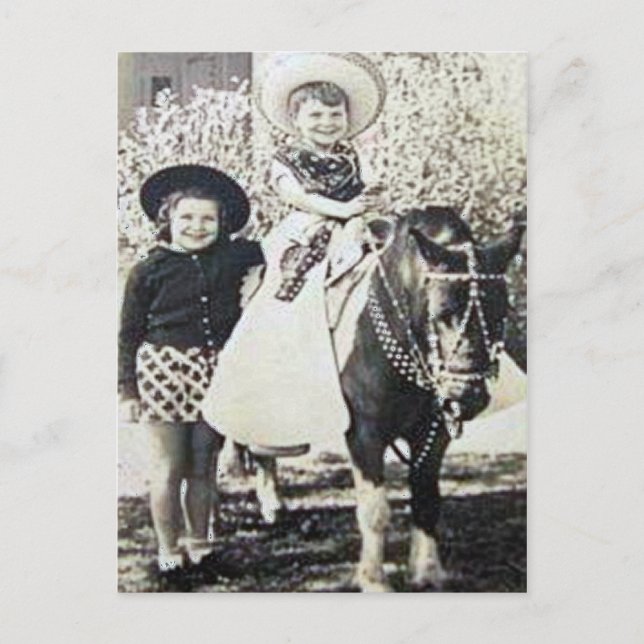 Carte Postale Vintage Cowboys 25 (Devant)