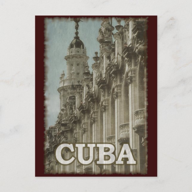 Carte Postale Vintage Cuba (Devant)