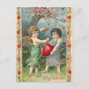 Carte Postale Vintage cupids