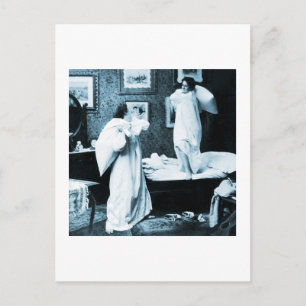 Carte postale vintage de combat du Coussin de la p