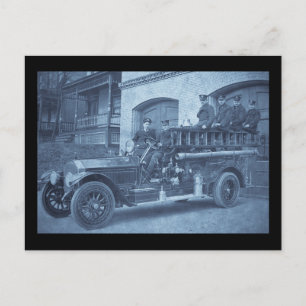 Carte Postale Vintage de crochet et d'échelle au début des année