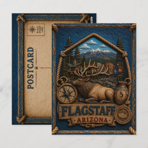 Carte postale vintage de Flagstaff Arizona
