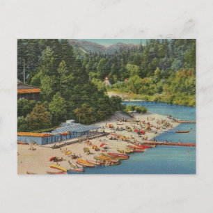 Carte postale vintage de la plage de Russian River