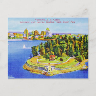 Carte postale vintage de l'île de Vancouver