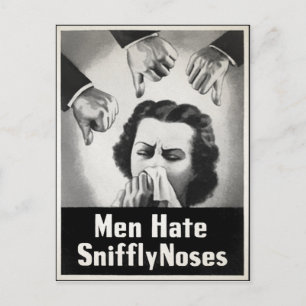 Carte Postale vintage de Nez Sniffé