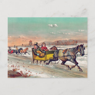 Carte postale vintage de Noël
