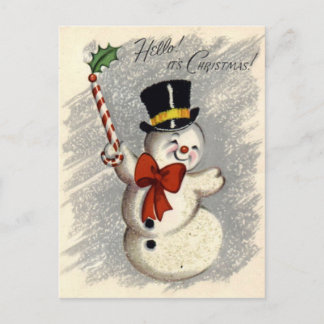 Carte postale vintage de Noël