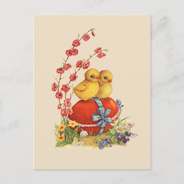 Carte postale vintage de Pâques (Devant)