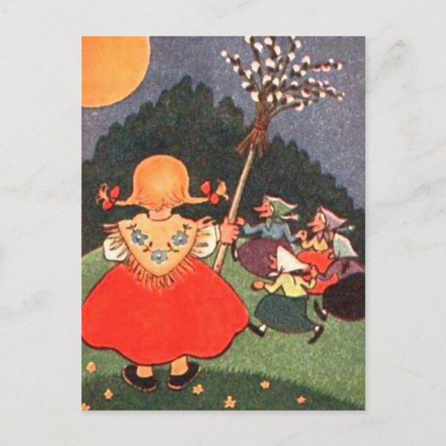 Carte postale vintage de Pâques (Devant)