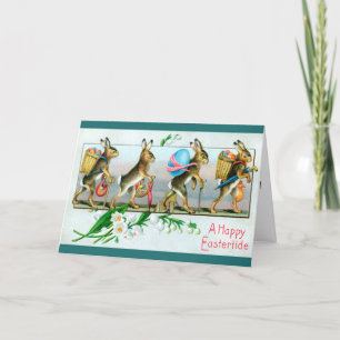 Carte postale vintage de Pâques - Livraisons de la