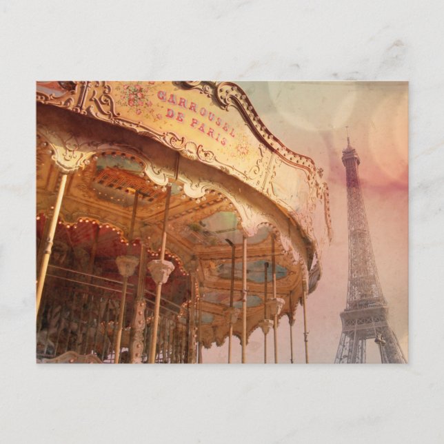 Carte postale vintage de Paris (Devant)