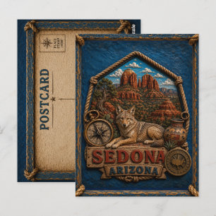 Carte postale vintage de Sedona Arizona