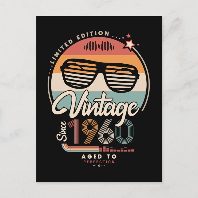 Carte Postale Vintage depuis 1960 (Devant)